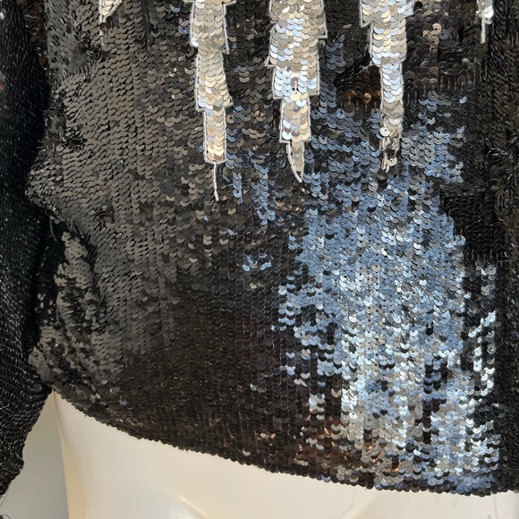 ✨ Vtg 80s Silk, Sequined, & Beaded Top - Judith Ann Creations brand - Picture 14 of 15